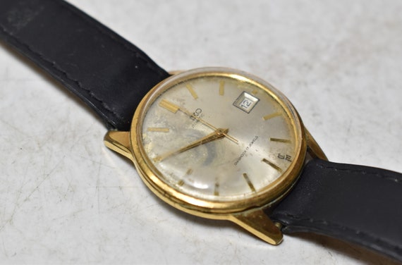 Vintage Seiko Automatic Diashock 17 Jewels Watch-full