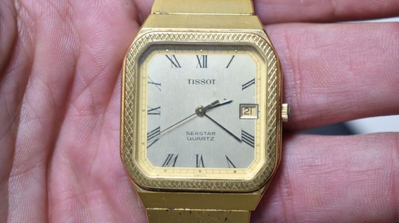 Vintage Collectible Tissot Seastar Quartz Watch-S… - image 4