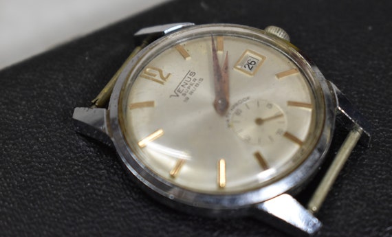 Montre Vénus Super Mecanic Vintage - Mouvement Mécanique Manuel - Occasion Homme
