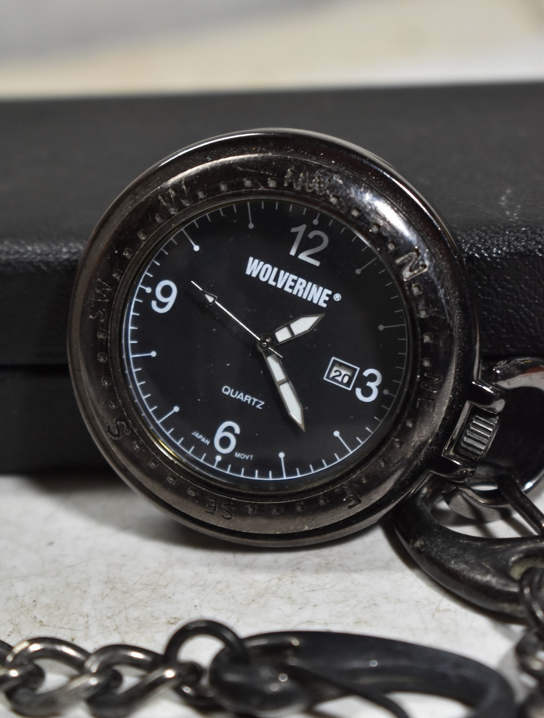 Vintage Collectible Wolverine Quatz Japan Movt Pocket Watchwv2124s