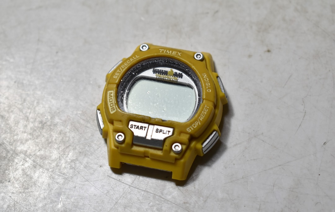 Timex Ironman Triathlon Watch 200M Shock 854 Water Resistant Stainless