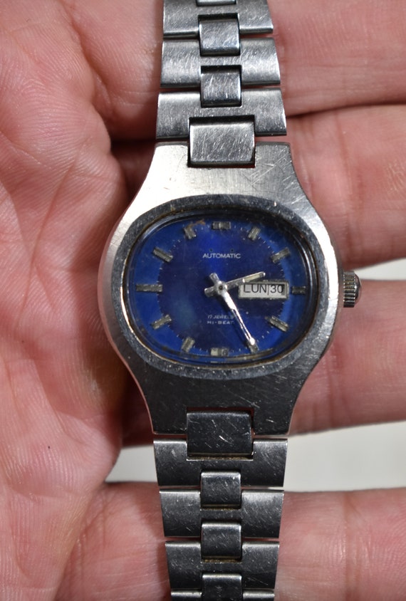 Vintage Seiko Automatic 17 Jewels Hi-Beat Watch-W… - image 1