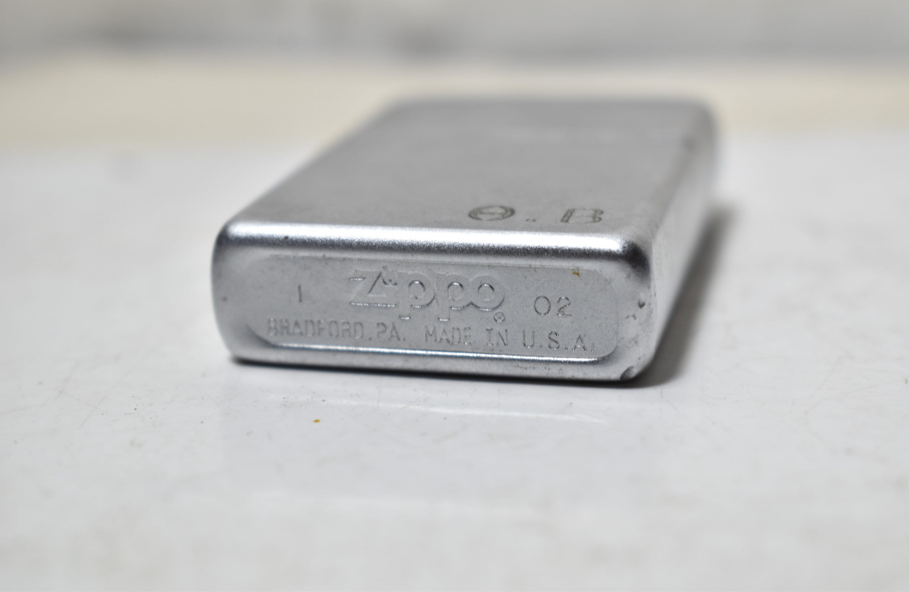 Vintage Collectible Zippo Lighter-bradford PA 02 Made in U.S.A 