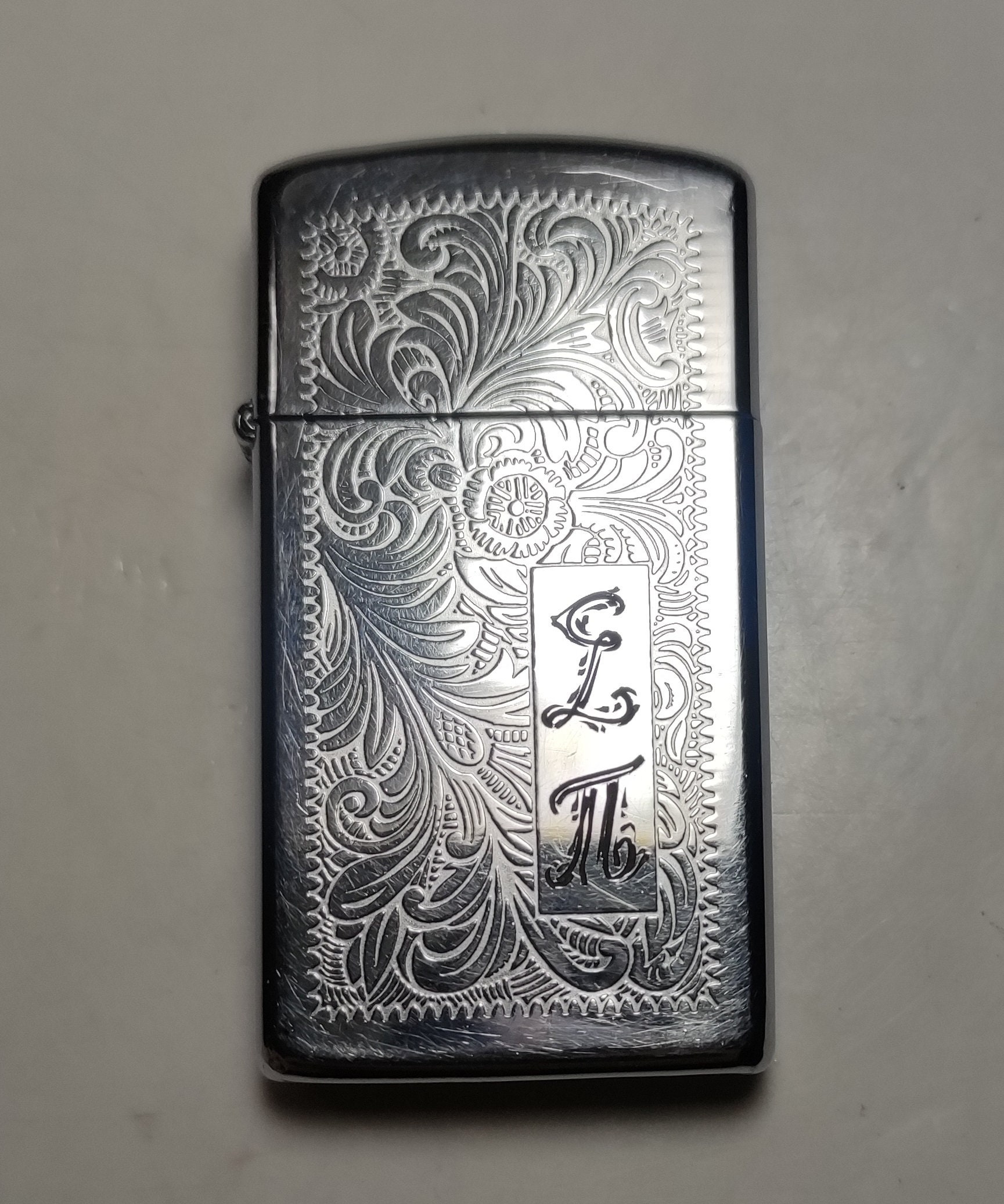 Buy Vintage ZIPPO Mini Lighter Engraved Bradford VI USA Online in