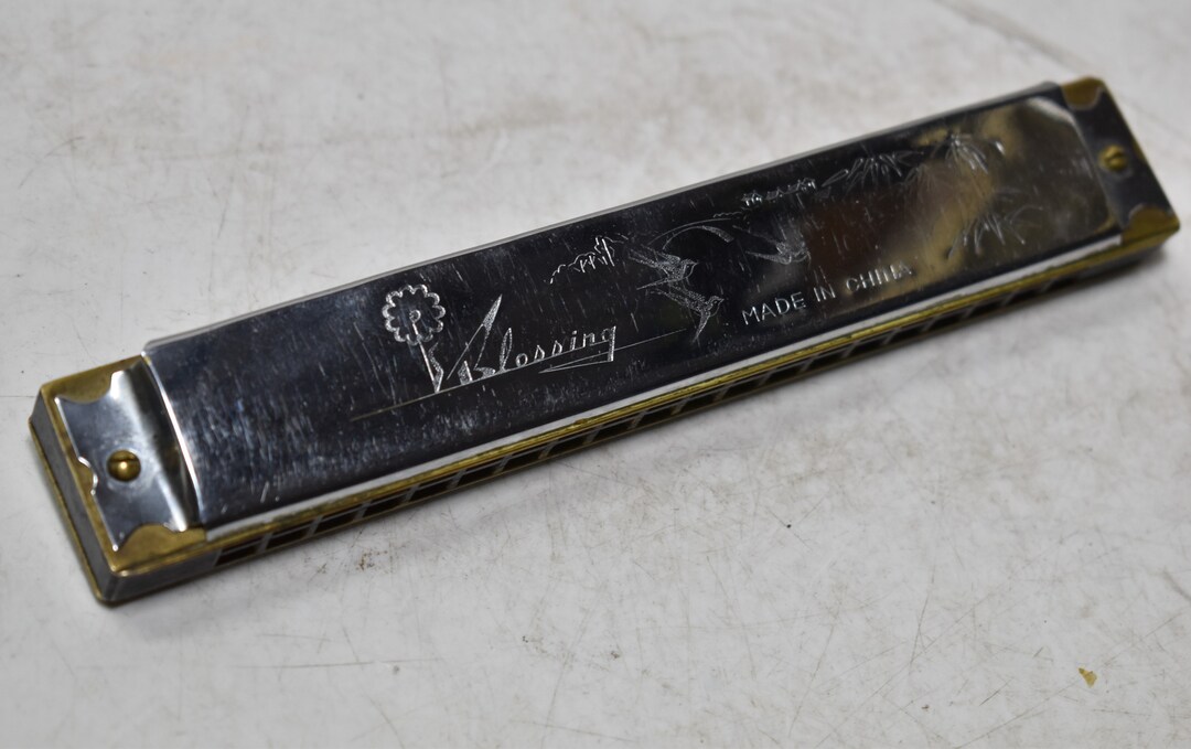 Vintage Musical Instrument Blessing Made in China Harmonica Etsy