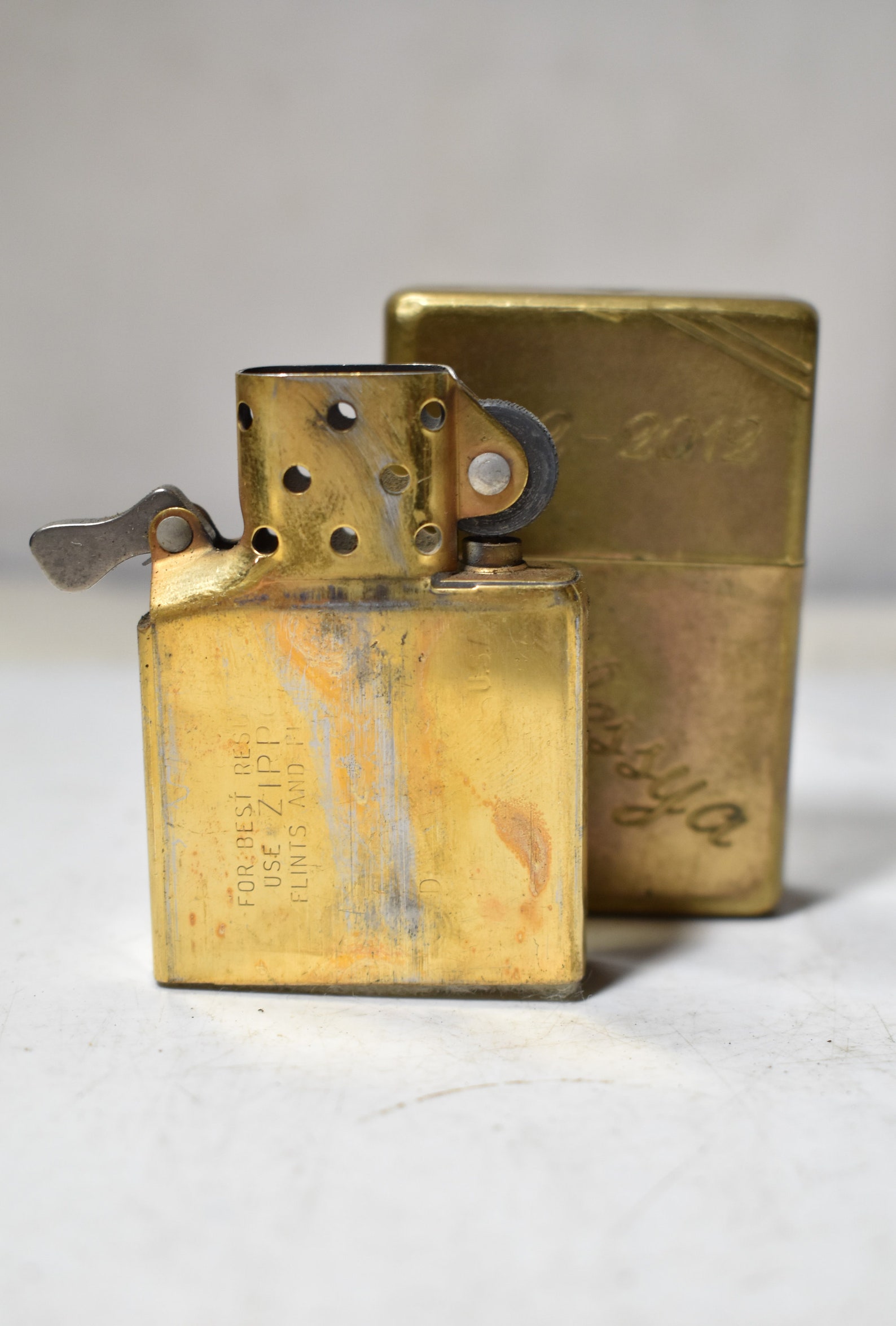 Vintage Collectible Zippo Lighter PAT.2032695 VIII Made in Etsy