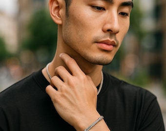 Oxidised Silver Handwoven Bracelet By Giftetch