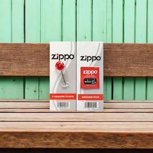 Zippo’s genuine wick and flints