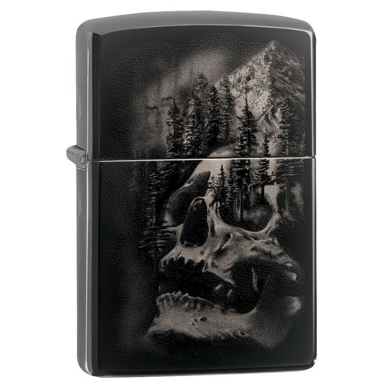 Personalised Genuine Zippo Skull Design Lighters Personalised Genuine Zippo Skull Design Lighters