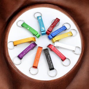 Personalised Bottle Opener Keyring