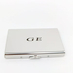 Personalised Card Holder,Stainless Steel RFID Blocking Secure Bank Card Case