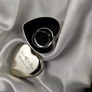 Personalised Heart Trinket Box