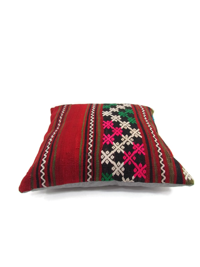 Sofa Cushion Cover Couch Pillow Case Farmhouse Pillow Cover mothers day gift for mom Throw Pillow Kilim Pillow Cover 16x16 Boho Decor