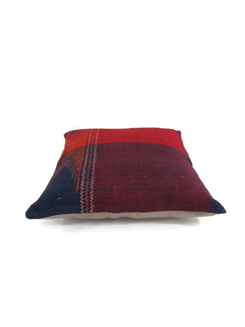 Red Kilim Pillow Christmas Decor Holiday Gift Housewarming Gift Holiday Decor Christmas Pillow Red Cushion mothers day gift for mom