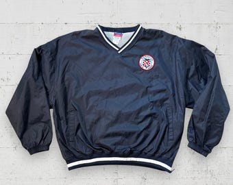 Porsche Club Of America PCA Champion Windbreaker Jacket Men's Size XL Blue