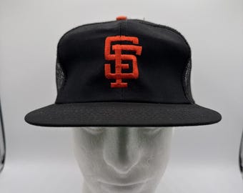 NOS Vtg San Francisco Giants Hat SnapBack Twins Enterprise Green Bill 80s M/L