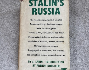 Stalin's Russia By Suzanne Labin 1949 HCDJ Gollancz