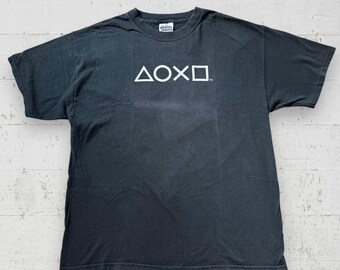 Vintage Playstation Live In Your World Play In Ours Promo T-Shirt Size L