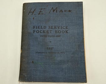 Field Service Pocket Book, United States Army, 1917 edition