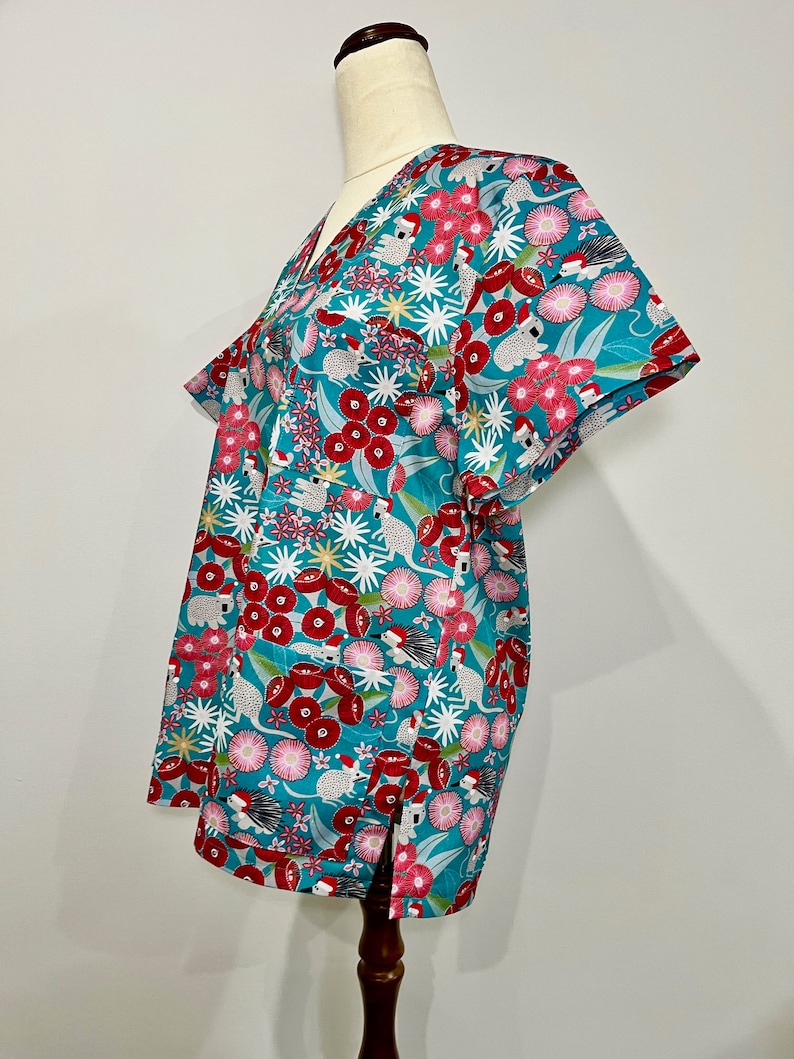 Christmas Unisex Scrubs Tops Australian Native Animals Etsy Australia