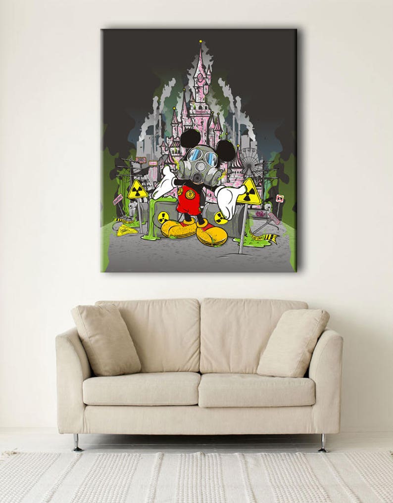 DecayLand-arte vettoriale-tela stampa/giclee stampe/maschera image 2