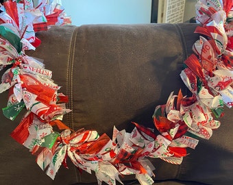 Red and White Christmas Tree Ribbon Festival Ribbon Garland for Outdoor & Indoor Decorations DIY Crafts LUTER 2pcs Christmas Wired Edge Ribbons with Glitter Totally 12 Yards Red and White Christmas Tree Ribbon Festival Ribbon Garland for Outdoor & Indoor Decorations DIY Crafts LUTER 2pcs Christmas Wired Edge Ribbons with Glitter Totally 12 Yards