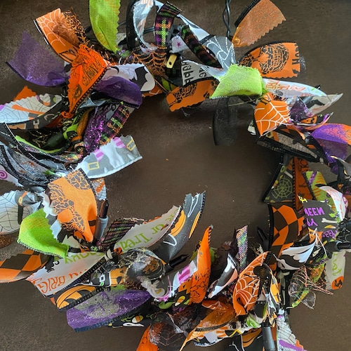 Halloween Ribbon Garland Etsy