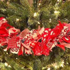 Valentine’s Day Ribbon Garland