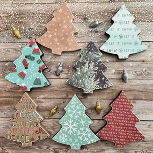 Winter Tiered Tray Decor | Christmas Farmhouse Decor
