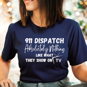 Funny Dispatcher Shirt for 911 First Responder, Dispatcher Clothing Police Operator, Thin Gold Line Sheriff Tshirt, Emergency Dispatch Tee