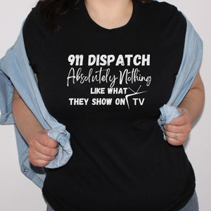 Funny Dispatcher Shirt for 911 First Responder Dispatcher Clothing for Police Operators Thin Gold Line Tshirt for Sheriff Dispatch Tee