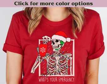 Funny 911 Dispatcher Christmas Shirt for 911 First Responders Police Dispatcher TShirt Cute Christmas Dispatch Appreciation Gift for Women