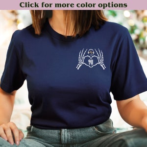 911 Dispatcher Shirt, Dispatch Thin Gold Line T-Shirt, Skeleton Dispatch Gift for First Responder, Police Tee Dispatcher Flag TShirt Sheriff