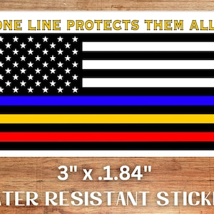 First Responder Dispatcher Flag 911 Sticker, 911 Vinyl Decal, Thin Gold Line 911 Dispatch, First Responder Sticker for Police Sheriff & EMS