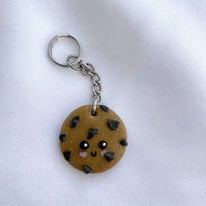 Kawaii cookie keychain cute food keyring