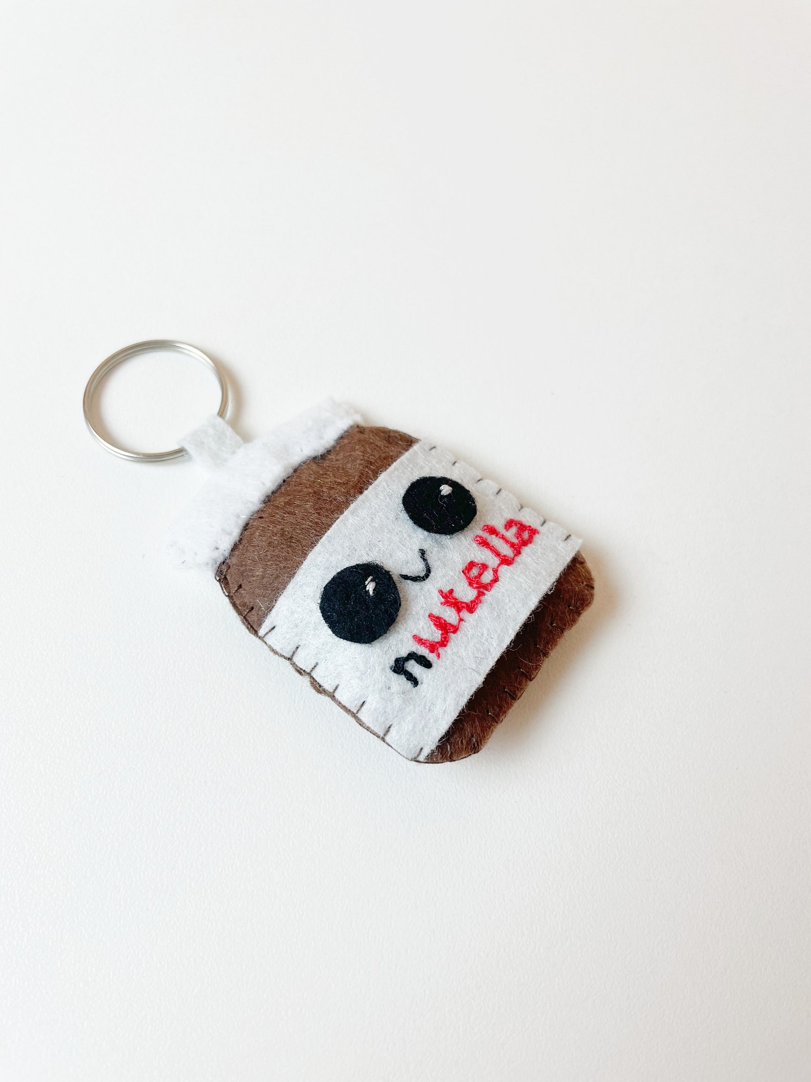 Nutella keychain Food keychain Kawaii Nutella Keychain Etsy