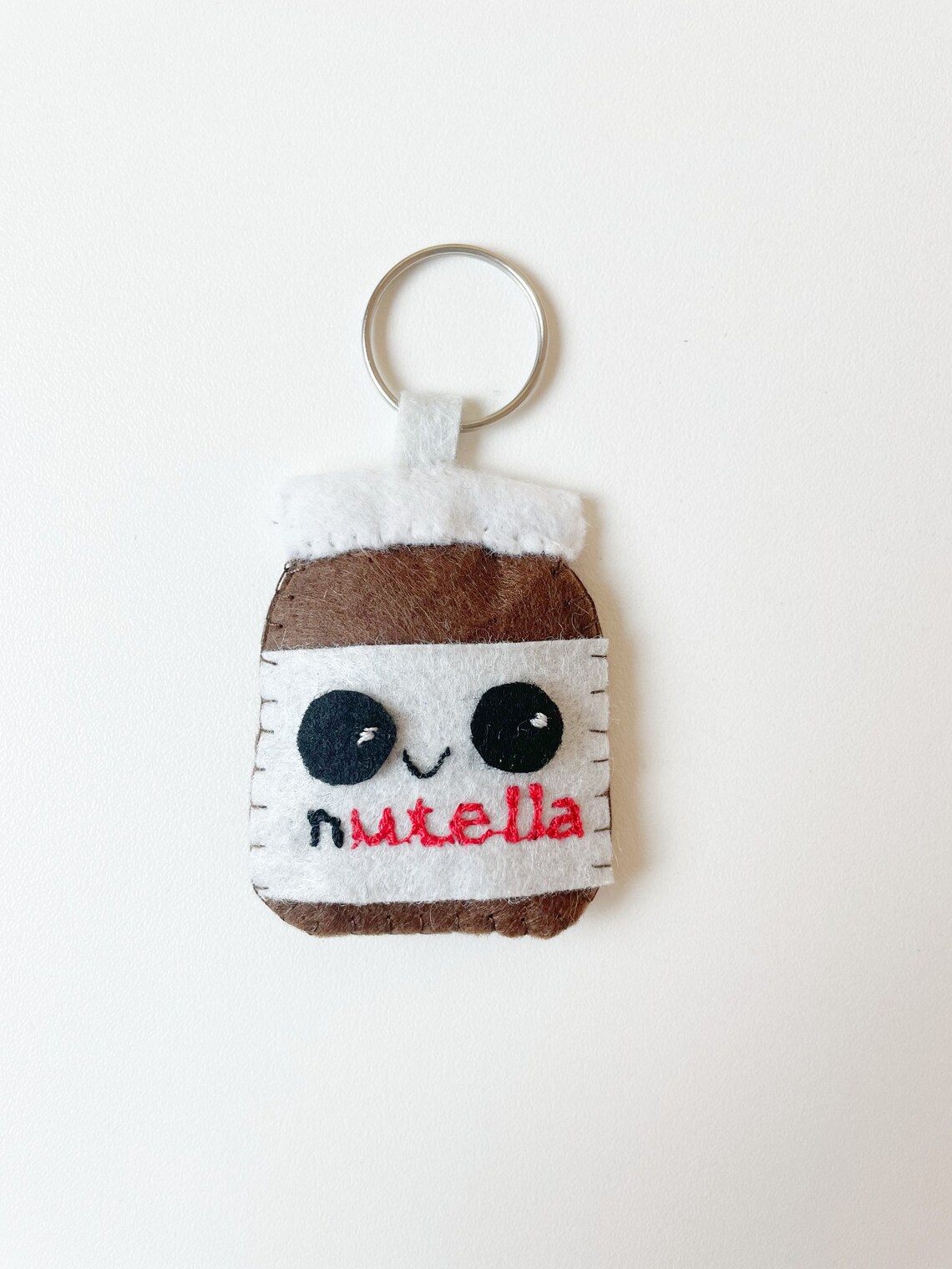 Nutella keychain Food keychain Kawaii Nutella Keychain Etsy