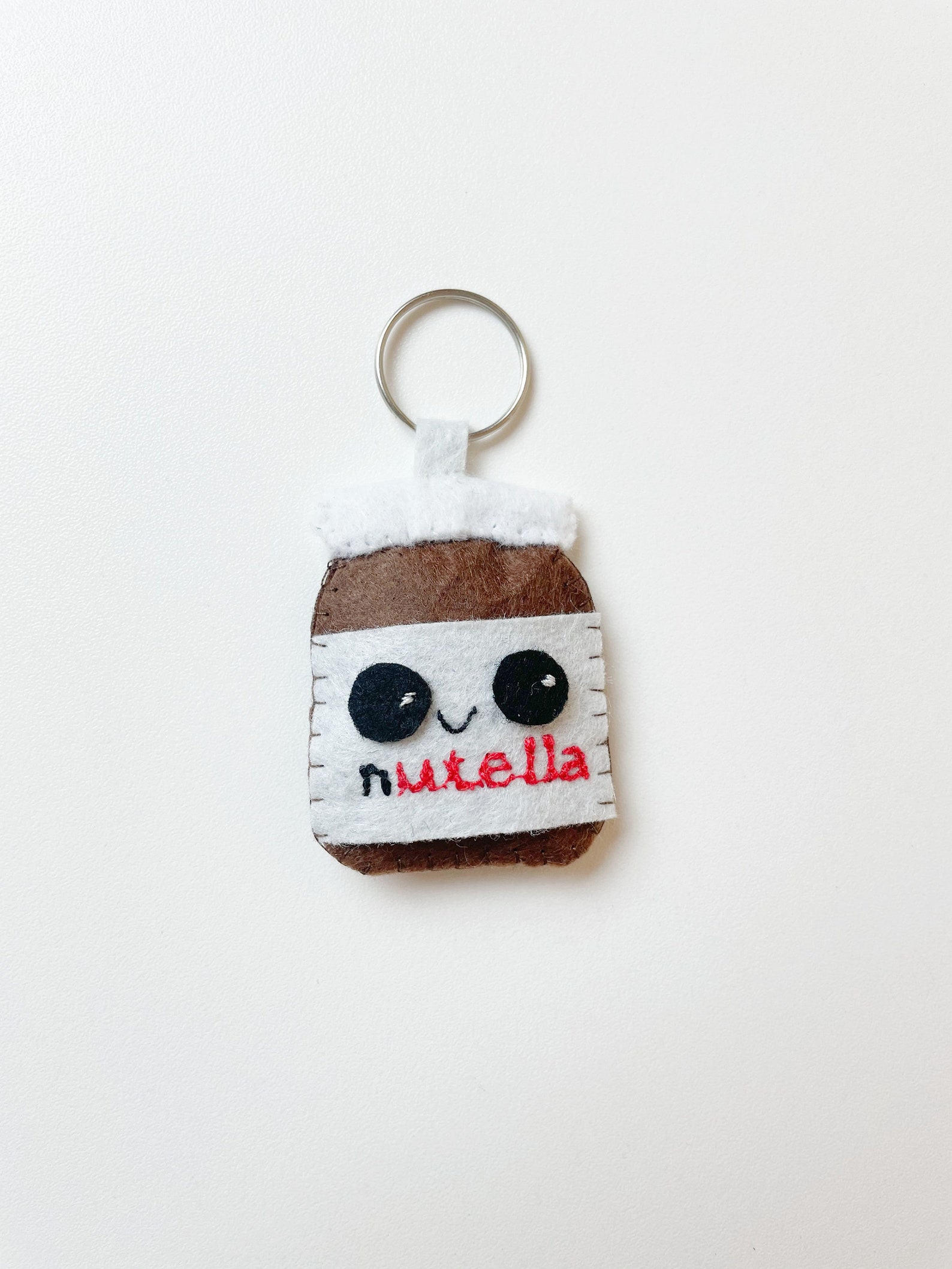 Nutella keychain Food keychain Kawaii Nutella Keychain Etsy