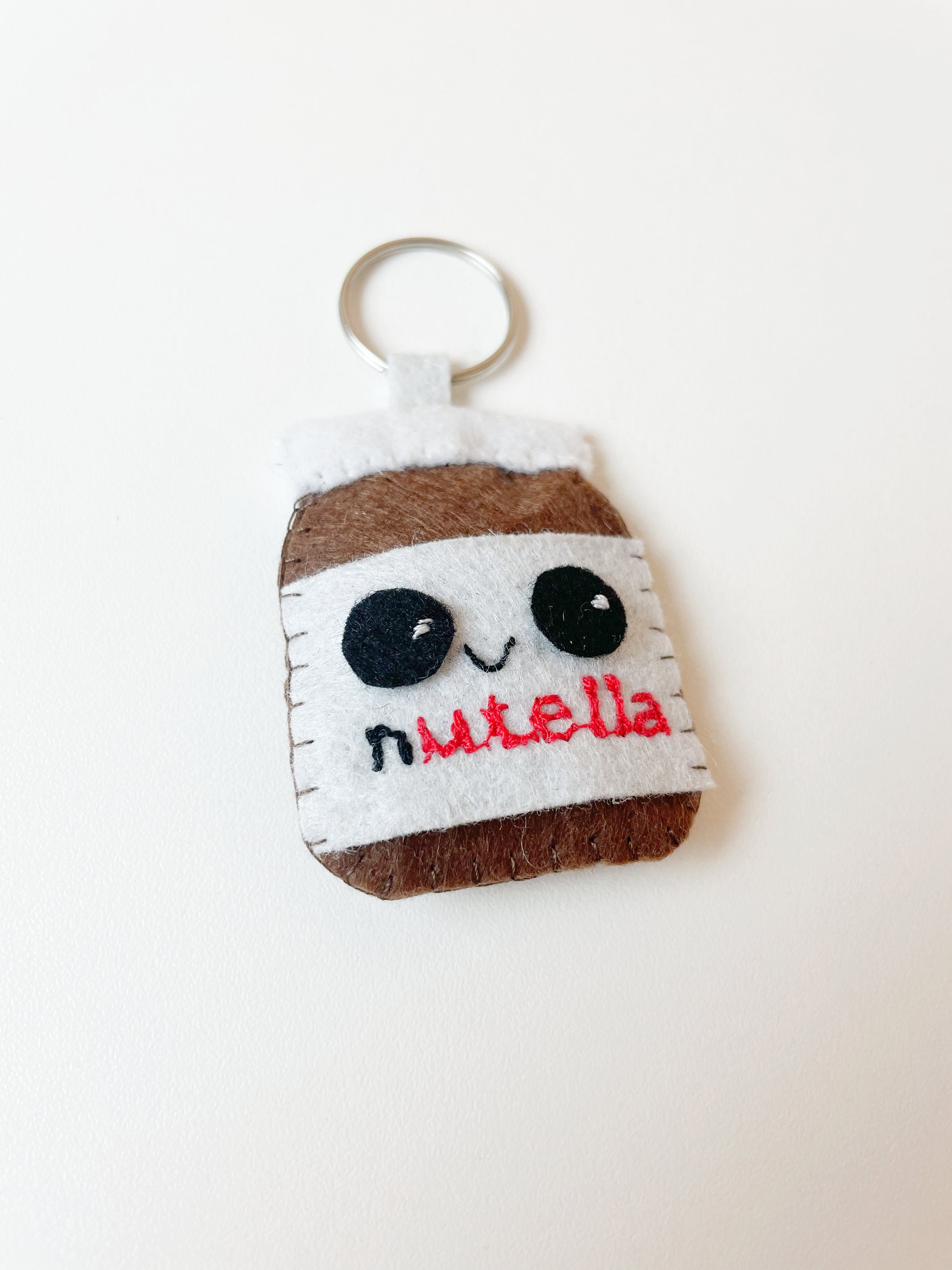 Nutella keychain Food keychain Kawaii Nutella Keychain Etsy
