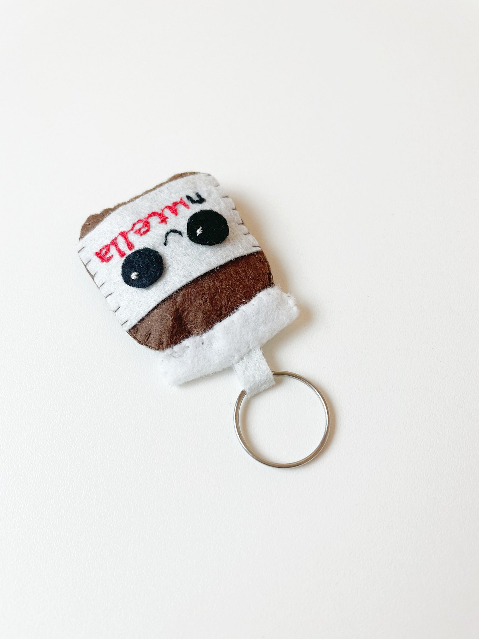 Nutella keychain Food keychain Kawaii Nutella Keychain Etsy