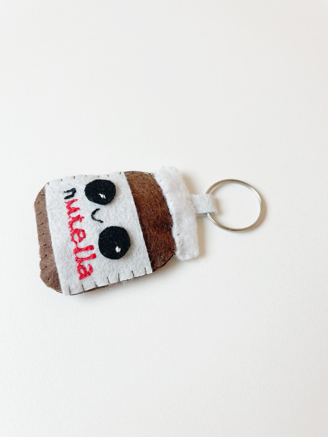Nutella keychain Food keychain Kawaii Nutella Keychain Etsy