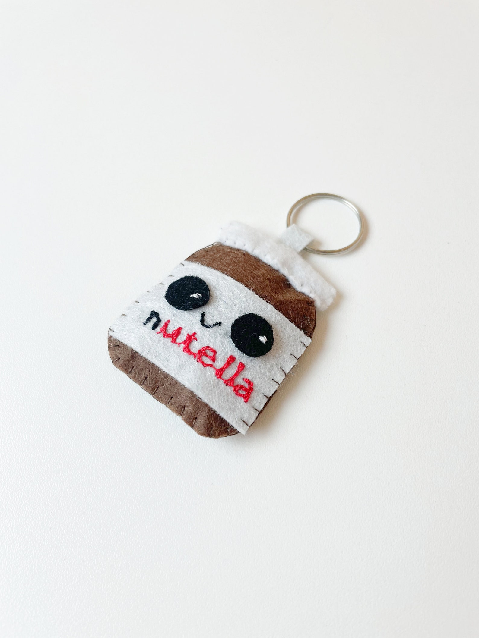 Nutella keychain Food keychain Kawaii Nutella Keychain Etsy