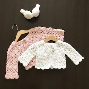 Crochet PATTERN Mira’s Cardigan Pattern N 645 Size 0-3 months 3-6 months 6-12 months 1-2 years 3-4 years 5-6 years 7-8 years 9-10 years