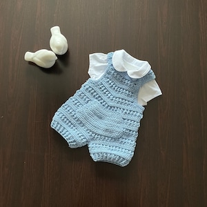 Crochet PATTERN Pegasus Baby Boy & Girl Romper Pattern N 624 Size 0-3 months 3-6 months 6-12 months 1-2 years 3-4 years