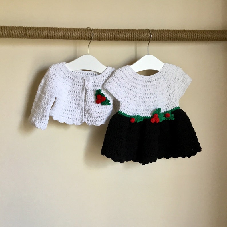 Crochet PATTERN Baby Dress & Cardigan Set N 339 Size 03 Etsy