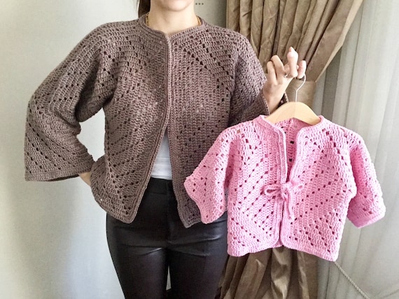 [ROMANTIC CROWN]★HAND STITCH ROUND CARDIGAN ROMANTIC CROWN]☆HAND STITCH ROUND CARDIGAN
