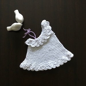white christmas dresses SAME Rosette Sleeveless Crochet Dress | Cream main image 1
