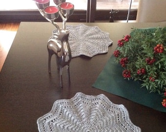 Crochet PATTERN Placemat N 129 TABLE DECOR