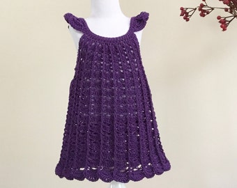 Crochet PATTERN Lola Baby Summer Dress Pattern N 605 Size 0-3 months 3-6 months 6-12 months 1-2 years 3-4 years