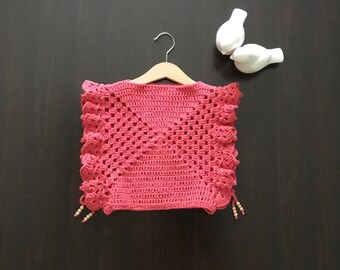 MOTIF au crochet Gilet à volants Arya Grandma N 670 Taille Bébé